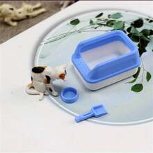 Hộp vệ sinh cho mèo Mini Toy House kèm xẻng - Phụ kiện tỷ lệ 1:12, có nhiều màu sắc (Không có phụ kiện cho mèo) - Nhiều màu - Xem 7