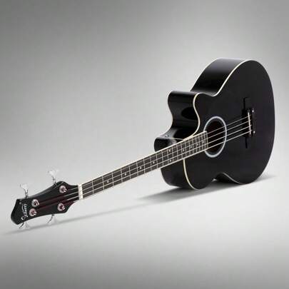 4 String Electric Acoustic Bass Guitar W/ 4-Band Equalizer EQ-7545R