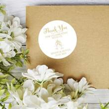 35 Stück personalisierte Hochzeit Dankeschön Aufkleber - 17 Stile, Gastgeschenk Aufkleber, Party Gastgeschenk Etiketten, Süßigkeitenverpackung Aufkleber, Hochzeit Umschlag Siegel - Einfach zu verwenden, wasserfest, personalisierter Schmuck, personalisierte Geschenke, personalisierte Hochzeit, angepasste Aufkleber, Heim Erfrischung, Weihnachtsdekoration, für Einweihungsparty