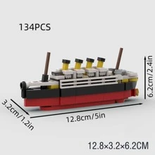 经典沉船 MOC 积木船套装，成人 DIY 组装轮船建筑玩具模型，适合作为生日、圣诞节礼物 - 型號 - 查看 6