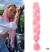 24 英寸渐变色合成发辫预拉伸批发大号编织 KaneKalon 接发 100g/件