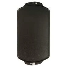 Seasoned Cast Iron Reversible Grill/Griddle - Black - View 4