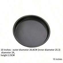 Non-Stick Carbon Steel Pizza Pan Oven Baking Trays Mold Microwave Cake Pan Dish Mould Patisserie Tarte Pie Sapan Tools