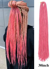 Micro Braids Hair Extensions Long Micro 3X Pre-Looped Synthetic Zizi Braids  24 Inch 100g/Pack Color Thin Small Box Braid Crochet Twisted Hair Synthetic Kanekalon Braiding Hair Extension