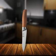 Professional Japanese Kitchen Knives Santoku Knife Stainless Steel Fish Fillet Slicing Meat Cleaver Chef Knife Cooking Tools - Brown - View 18