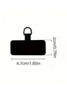 3 Packs Universal Ultra-Thin Metal Safety Lanyard Patch Phone Strap Accessories, Anti-Lost Safety Belt Connector, Scratch-Resistant Design Stainless Steel Parts, Suitable For Running, Mountaineering, Sports