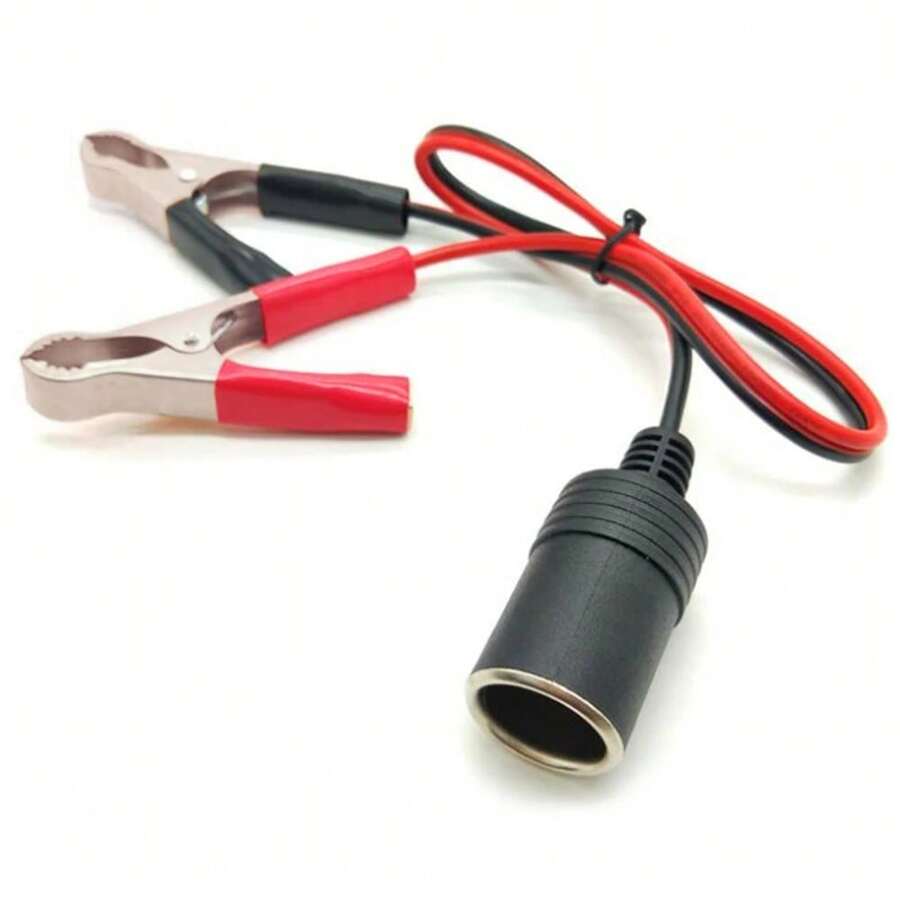 35cm 12V Car Battery Terminal Clamp Clip Cigarette Lighter Power Socket