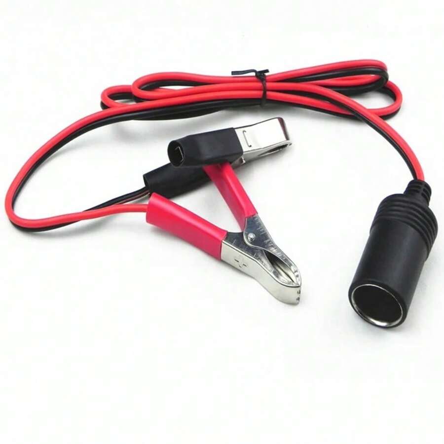 35cm 12V Car Battery Terminal Clamp Clip Cigarette Lighter Power Socket