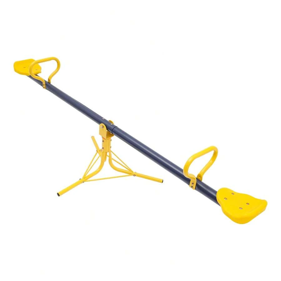 YUNRUX Garden Seesaw, 360-Degree Rotatable, Seesaw Swing Garden Teeterboard Garden Seesaw, 360-Degree Rotatable, Seesaw Swing Garden Teeterboard - 黃色 - 查看 1