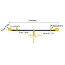 YUNRUX Garden Seesaw, 360-Degree Rotatable, Seesaw Swing Garden Teeterboard Garden Seesaw, 360-Degree Rotatable, Seesaw Swing Garden Teeterboard - 黃色 - 查看 2