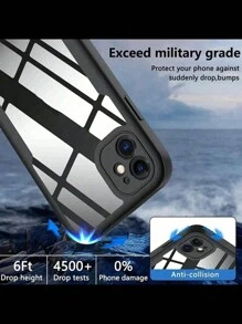 1 件 360 度全身保护壳适用于 15 14 13 12 11 Pro Max Plus X Xs Xr / Galaxy S25 S24 S23 S22 S21 S20 Ultra Plus FE，一体式屏幕和后盖，透明双面保护，防水防震防摔防刮