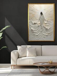 1PC Jesus Walking On Water Canvas Poster, Spiritual Wall Decor, Christian Divine Light, Modern Canvas Art, Christian Gift, No Frame - White - View 5