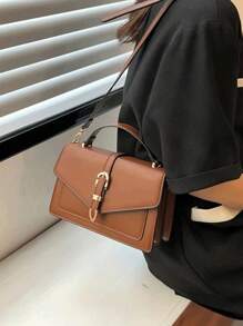 新款时尚经典小丑图案PU防水多层方形小包，适合旅行、购物、通勤，优雅女士手提包/钱包