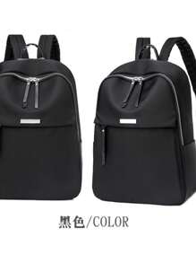 Women's Waterproof Laptop Backpack[39917] - Black - View 3