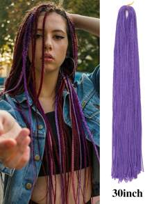 Micro Braids Hair Extensions Long Micro 3X Pre-Looped Synthetic Zizi Braids  24 Inch 100g/Pack Color Thin Small Box Braid Crochet Twisted Hair Synthetic Kanekalon Braiding Hair Extension