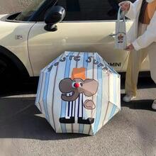 1 件卡通印花多功能晴雨两用雨伞，防晒，妈妈必备，适合男孩和女孩，实用家居用品和节日礼物 - 彩色 - 查看 1