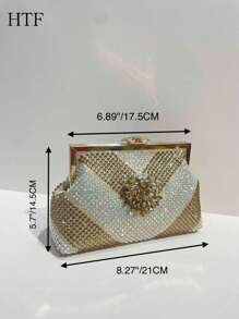 Evening Clutch Bag Glitter Bead DESIGN Elegant Woman Party Bags Vintage Fashion Bridal Purse Black Handbags Night Bag Fashion Clutch