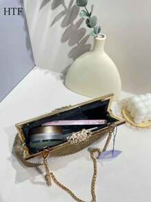 Evening Clutch Bag Glitter Bead DESIGN Elegant Woman Party Bags Vintage Fashion Bridal Purse Black Handbags Night Bag Fashion Clutch