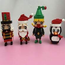 Đồ trang trí Giáng sinh theo chủ đề Giáng sinh sáng tạo: 1 khung ảnh khối xây dựng Giáng sinh, Bộ lắp ráp khối Giáng sinh, Ghi lại khoảnh khắc ngày lễ, Nhiều yếu tố Giáng sinh, Tạo niềm vui lễ hội, Khung kỷ niệm quý giá, Quà tặng ngày lễ tùy chỉnh cho thanh thiếu niên và người lớn, Quà tặng Giáng sinh/ngày lễ (Màu ngẫu nhiên) - Nhiều màu - Xem 14