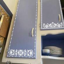 13 قالب حافة للزوايا للأعمال اليدوية، قوالب من الورد المكسيكي و الزخرفات المُطرزة للأثاث للطباعة على الخشب، رسوم على الخشب قابلة لإعادة الاستخدام لرسم الأنماط والزخرفات على الجدران والكعك والأرضيات