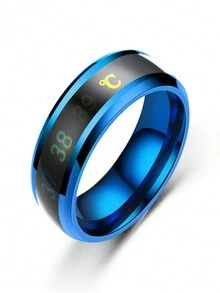 1 件女士时尚情绪戒指，高端温度感应情侣戒指 - 溫度戒指 - 查看 4