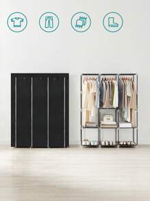 SONGMICS Portable Closets - màu đen - Xem 2