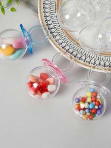 12pcs/Set Creative Pacifier Packaging Box Transparent Candy Box Cartoon Pacifier Storage Box Wedding Accompaniment Gift Boxes - Multicolor - View 6