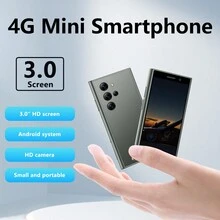 SOYES 4G Mini Smartphone, 3-Inch Android Phone, Portable Unlocked Phone, Ldeal GiftFor Children, Slim Pocket Phone, WiFi, GpS Location, 2GB+16GB Unlocked Card Phone, Smallest Mobile Phone - màu xanh lá - Xem 2