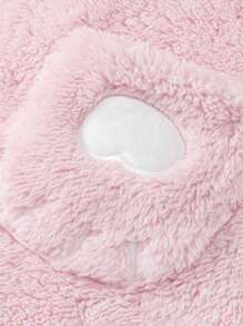 mini bala Boys' And Girls' Homewear Pajama Set For Outdoor Wear Fall/Winter Warm Collection - Pink - View 7