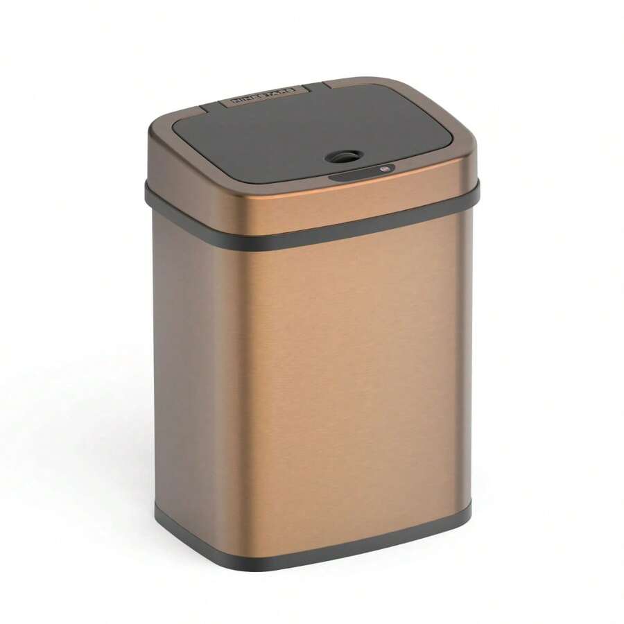 3.2 Gallon Touchless Motion Sensor Trash Can, Automatic Lid With Odor