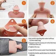 Bộ 3 đai giữ ấm eo chứa nước, túi đựng nước nóng/lạnh, đai giữ ấm eo, đai giữ ấm tay, đai giữ ấm bụng - Nhiều màu - Xem 6
