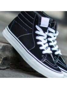 Tribute Style High Top Sneakers New Feet Comfortable Unisex Booties - Đen và trắng - Xem 3