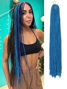 Micro Braids Hair Extensions Long Micro 3X Pre-Looped Synthetic Zizi Braids  24 Inch 100g/Pack Color Thin Small Box Braid Crochet Twisted Hair Synthetic Kanekalon Braiding Hair Extension
