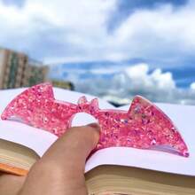 1 件大号夜光恐怖蝙蝠形书签，创意透明树脂恐怖主题书签，个性化阅读配件，送给读者、爱书人、教师的礼物 - 彩色 - 查看 12