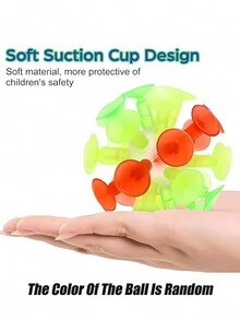 1 Bộ Đồ Chơi Bóng Hút Chân Không Cho Trẻ Em, Trò Chơi Tương Tác Cha Mẹ-Con Cái, Trò Chơi Tương Tác Họp Mặt Gia Đình, Đồ Chơi Cricket Thể Thao Trong Nhà Hút Chân Không Cho Trẻ Em, Rèn Luyện Sự Phối Hợp Tay Mắt Cho Trẻ Em, Và Chuẩn Bị Quà Tặng Giáng Sinh Và Năm Mới Vui Vẻ Trong Nhà Cho Trẻ Em - Nhiều màu - Xem 2