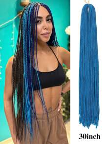 Micro Braids Hair Extensions Long Micro 3X Pre-Looped Synthetic Zizi Braids  24 Inch 100g/Pack Color Thin Small Box Braid Crochet Twisted Hair Synthetic Kanekalon Braiding Hair Extension