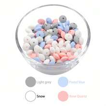 40/80/200/300 hạt bàn tính silicon - Nhiều màu sắc rực rỡ, hạt cách ly rời để làm đồ trang sức, tự làm, phụ kiện thủ công - Nhiều màu - Xem 20