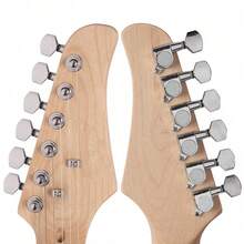 Fingerboard Electric Guitar Bag Shoulder Strap Pick Whammy Bar Cord Wrench Tool Red&White/Black&White/Orange&Black/Red&Black - 紅白 - 查看 11