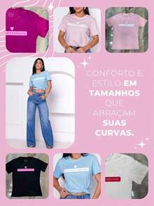 Women's T-Shirt Short Sleeve T Shirt Printed With Inspirational Phrase Elegant Casual Modern Blouse - 淺藍色 - 查看 7