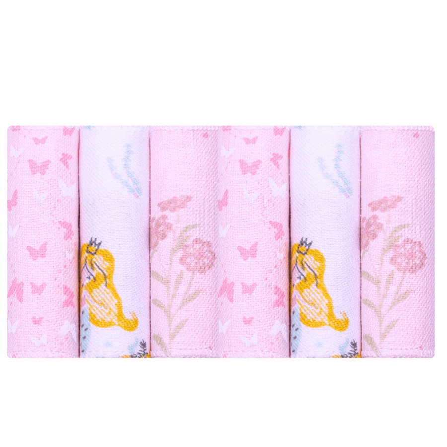 6 Units Umbilical Band For Newborn Babies 100% Cotton Flannel For Navel Soft Maternity Layette - Màu Hồng baby - Xem 1