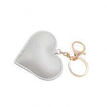 1 件全新 PU 心形钥匙扣，时尚女士皮革配饰、包包或汽车装饰 - 彩色 - 查看 12