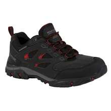 Regatta Mens Holcombe IEP Low Hiking Boots (Ash/Rio Red) - Dark Grey - View 1