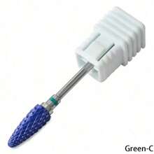 1 Or 5pcs/Set Blue Tungsten Carbide Burrs For Nail Art, Nano Coating, Nail Art Drill Bit, Metal Bits, Manicure Tools Accessories - Multicolor - View 8