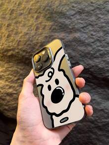 1 件可爱卡通卷毛小狗图案防震 TPU 手机壳适用于 iPhone 和 - 彩色 - 查看 3