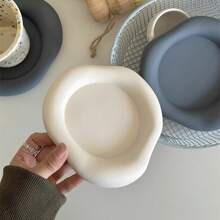 1 件北欧风格硅胶白云珠宝托盘，时尚美观高品质卧室珠宝、化妆品和手表收纳盘，摄影道具，家居装饰，节日礼物，生日礼物，派对礼物，送给女朋友/男朋友的礼物