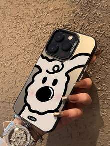1 件可爱卡通卷毛小狗图案防震 TPU 手机壳适用于 iPhone 和 - 彩色 - 查看 5
