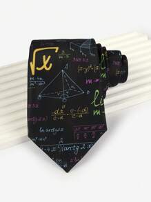 1 件休闲动物几何花卉印花涤纶领带，轻盈，适合街头、商务、派对、酒吧聚会装扮 - 印花領帶 - 查看 6