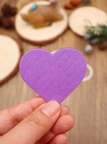 1/2pcs Heart Shape Metal Cutting Die - For Making Paper Cards, Scrapbooking, DIY Cards, Decorations For Album Crafts - Precise Cutting, Easy To Use, Multipurpose Design