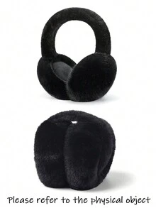 1 miếng bịt tai ấm áp bằng vải nhung, có thể gập lại để đi xe đạp, thể thao ngoài trời vào mùa thu/đông - Nhiều màu - Xem 5