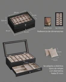 Watch Boxes & Organizers - 烏木黑 - 查看 4